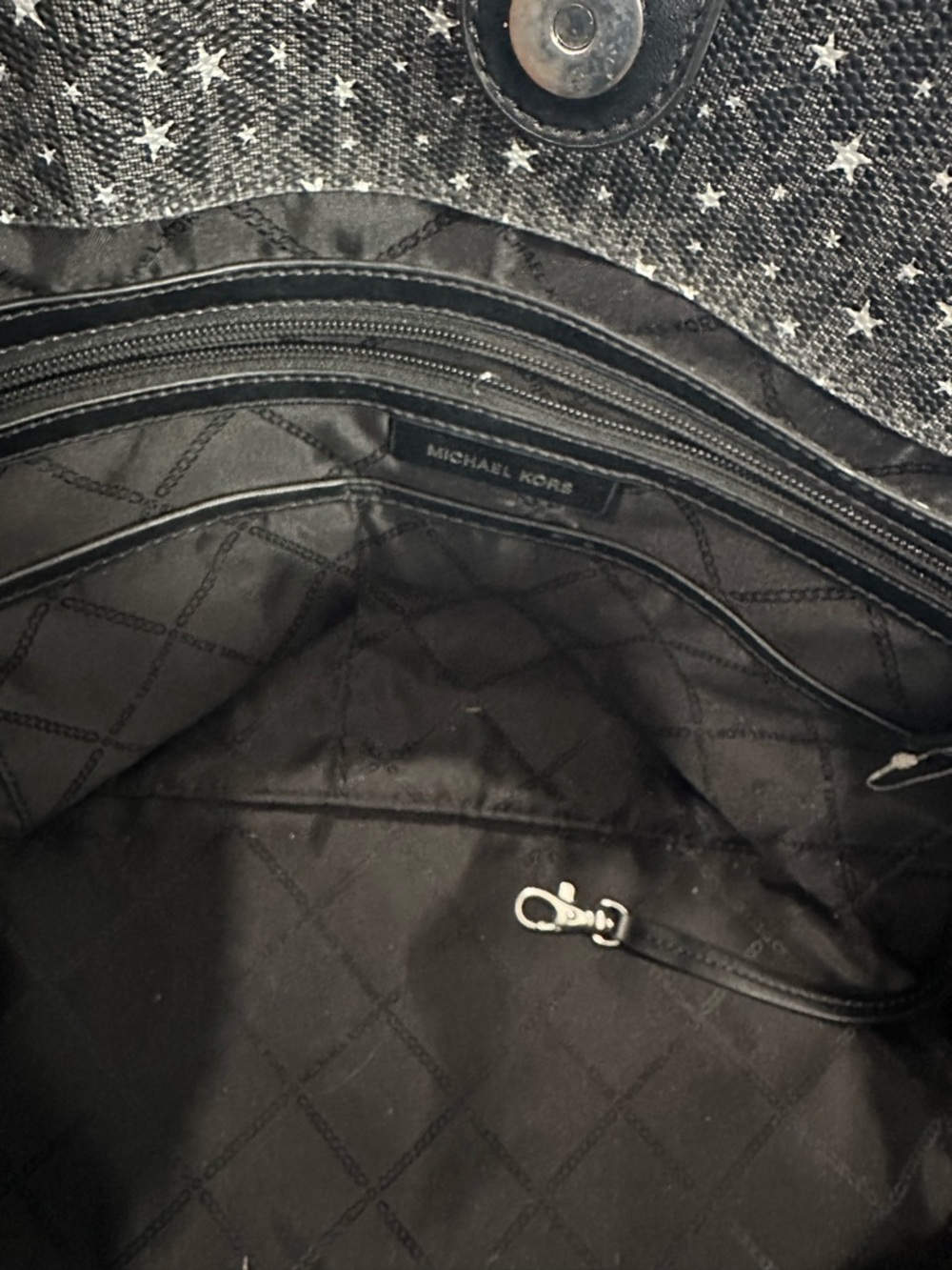 Michael Kors Black Star Tote - Picture 4 of 8